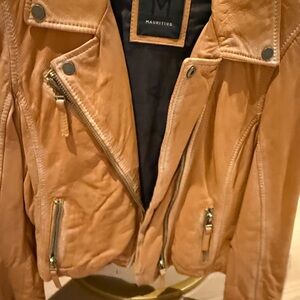 Beautiful, soft, leather Moto jacket